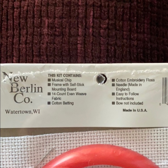 3/$15 Sale- New Musical Cross Stitch Kit - Picture 5 of 5